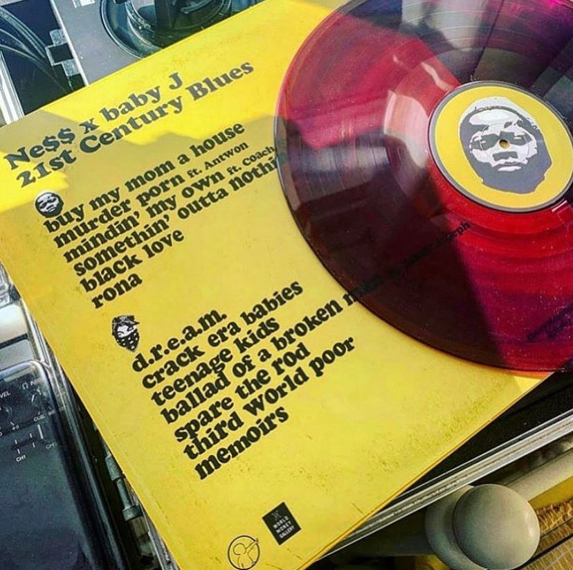 “21st Century Blues” Multi Color Vinyl Album by NE$$ x Baby J