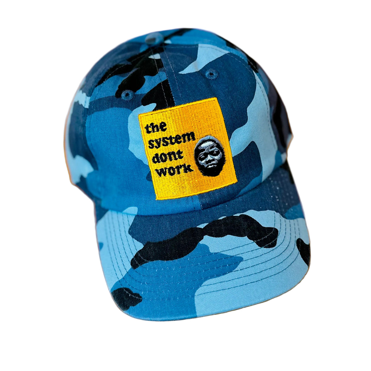 TSDW Night Camo Low-Pro ‘Dad Hat’ 🔵🧢⚫️🩵