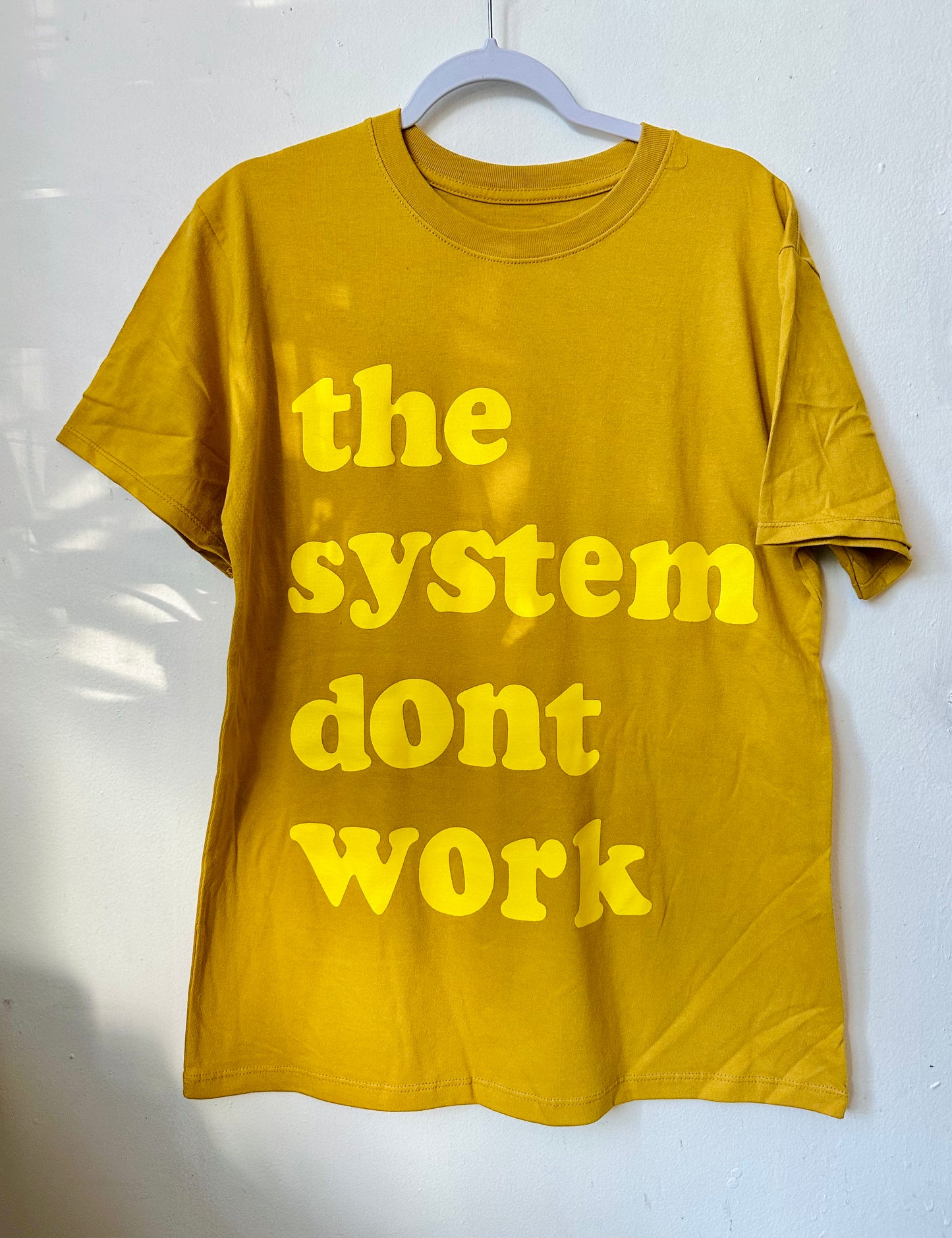 TSDW Summer 2025 T-Shirt - Yellow on Mustard Gold Color-way (Oversized)