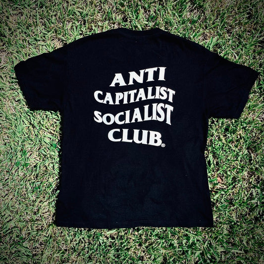Anti Capitalist Socialist Club TSDW Black T-shirt