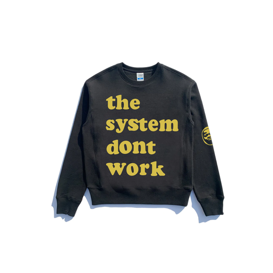 Black TSDW Sweatshirt Puff Print 1.0