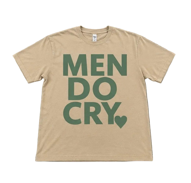 MEN DO CRY Heavyweight T-Shirt 💧 TSDW × Victorious DeCosta