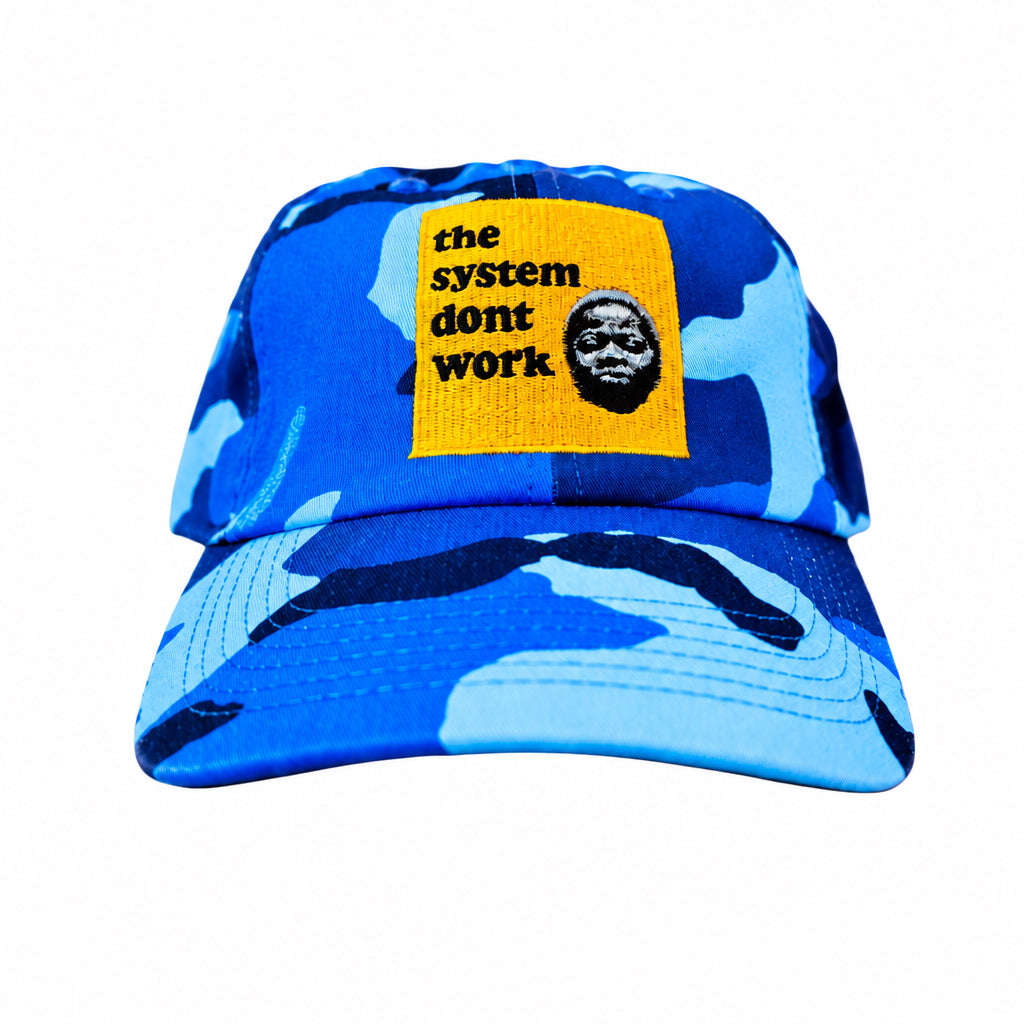 TSDW Night Camo Low-Pro ‘Dad Hat’ 🔵🧢⚫️🩵