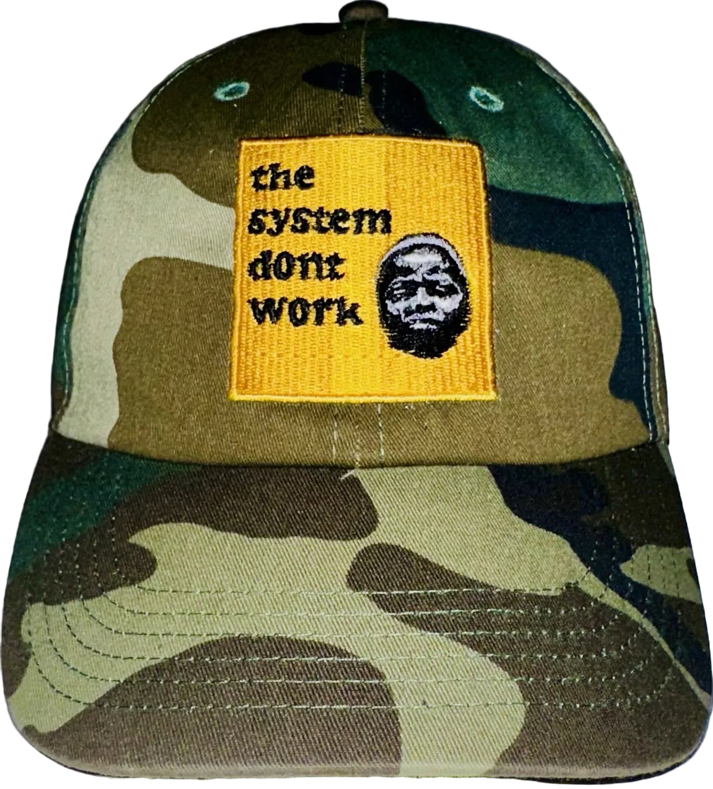 TSDW WOODLAND CAMO LOW-PRO DAD HAT 🟢🟤⚫️🧢⚠️
