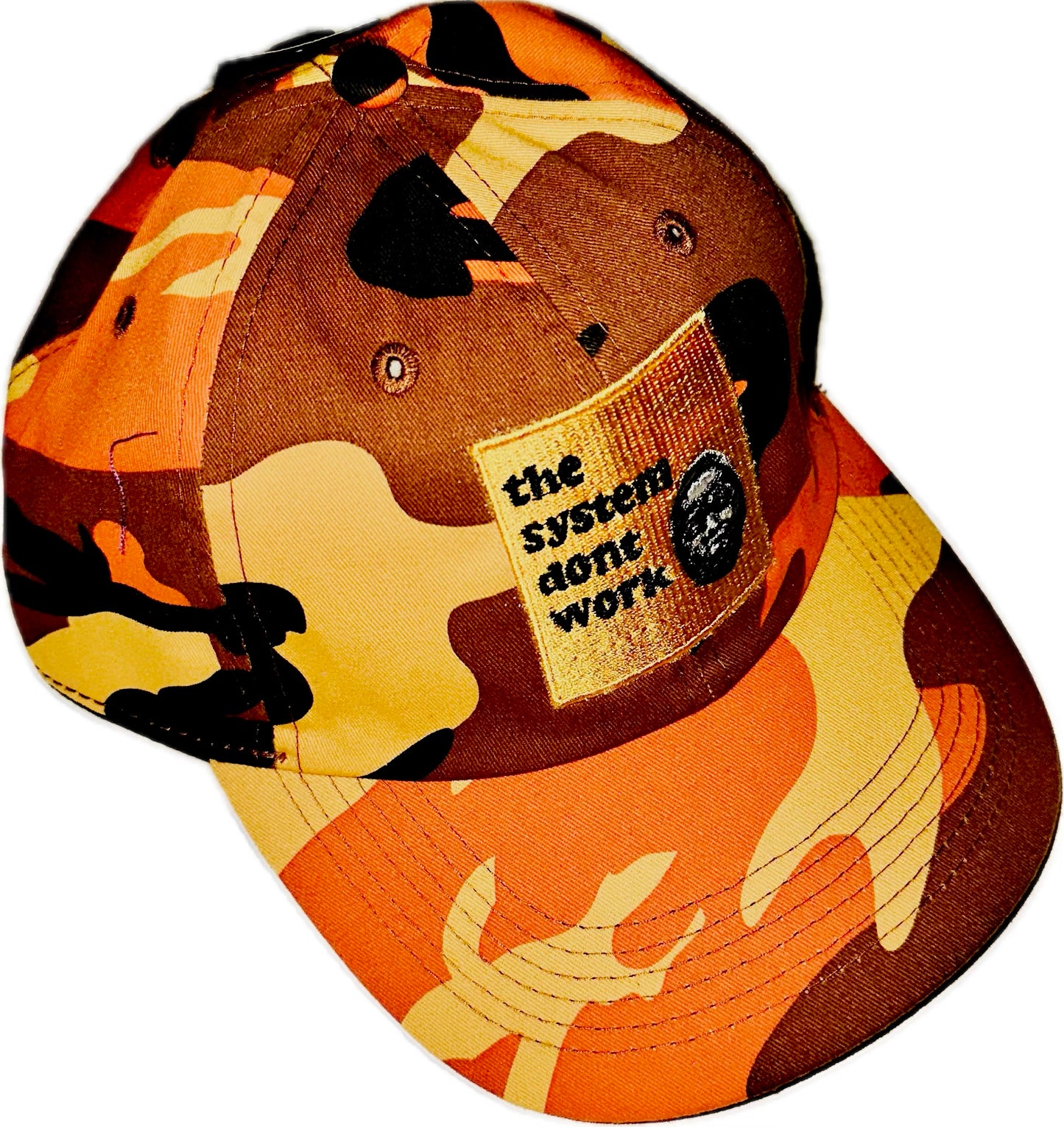 TSDW FIRE CAMO LOW-PRO DAD HAT 🔥