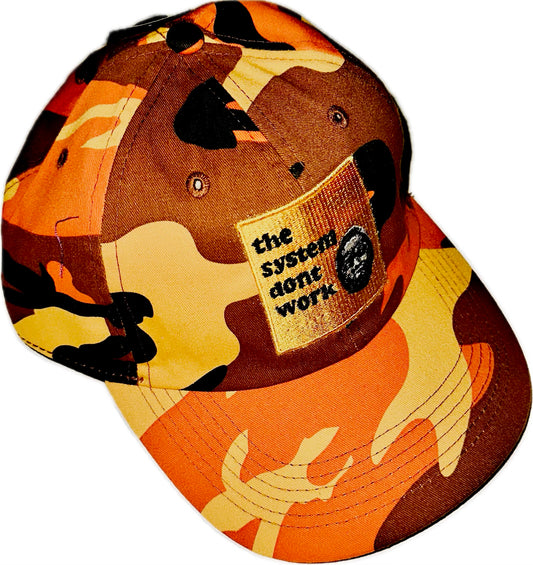 TSDW FIRE CAMO LOW-PRO DAD HAT 🔥