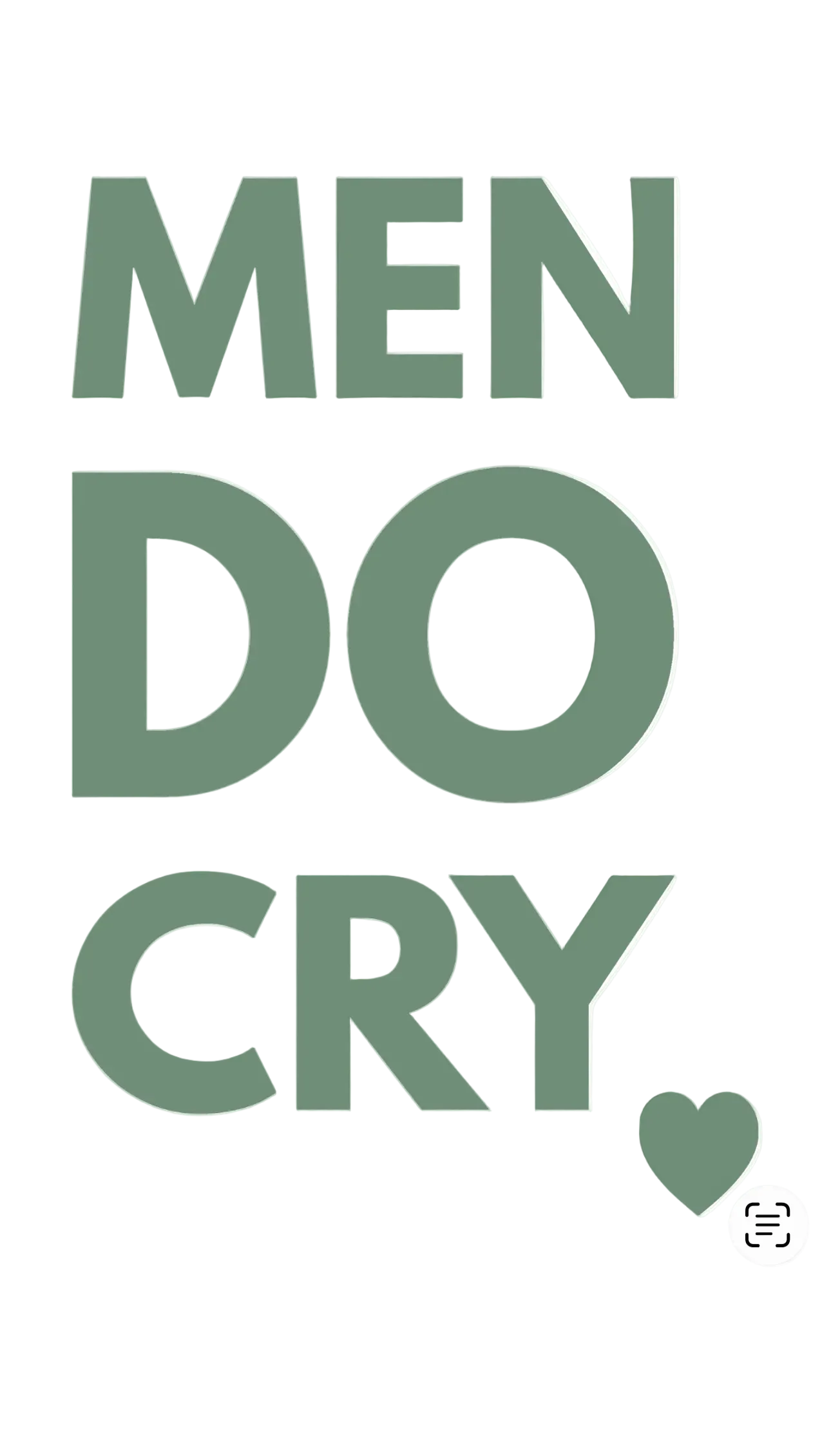 MEN DO CRY Heavyweight T-Shirt 💧 TSDW × Victorious DeCosta