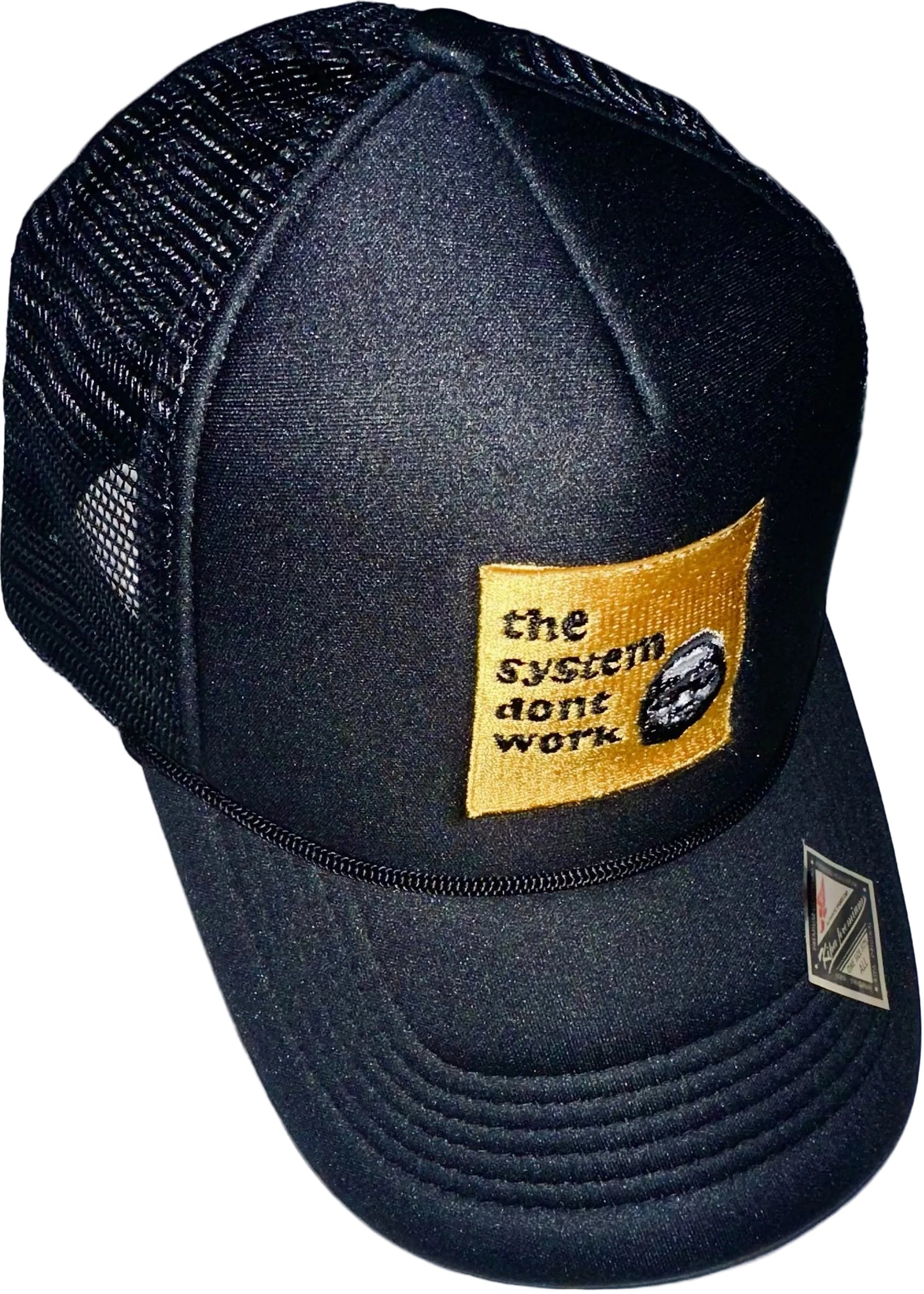 TSDW CLASSIC BLACK TRUCKER CAP ⚠️
