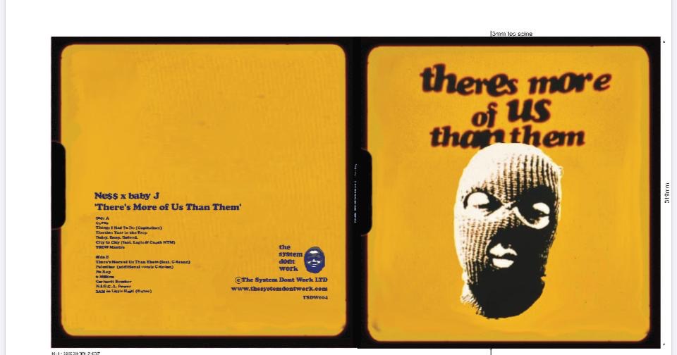 “There’s More Of Us Than Them” Full-Length Album by NE$$ x Baby J - Multi Color Vinyl