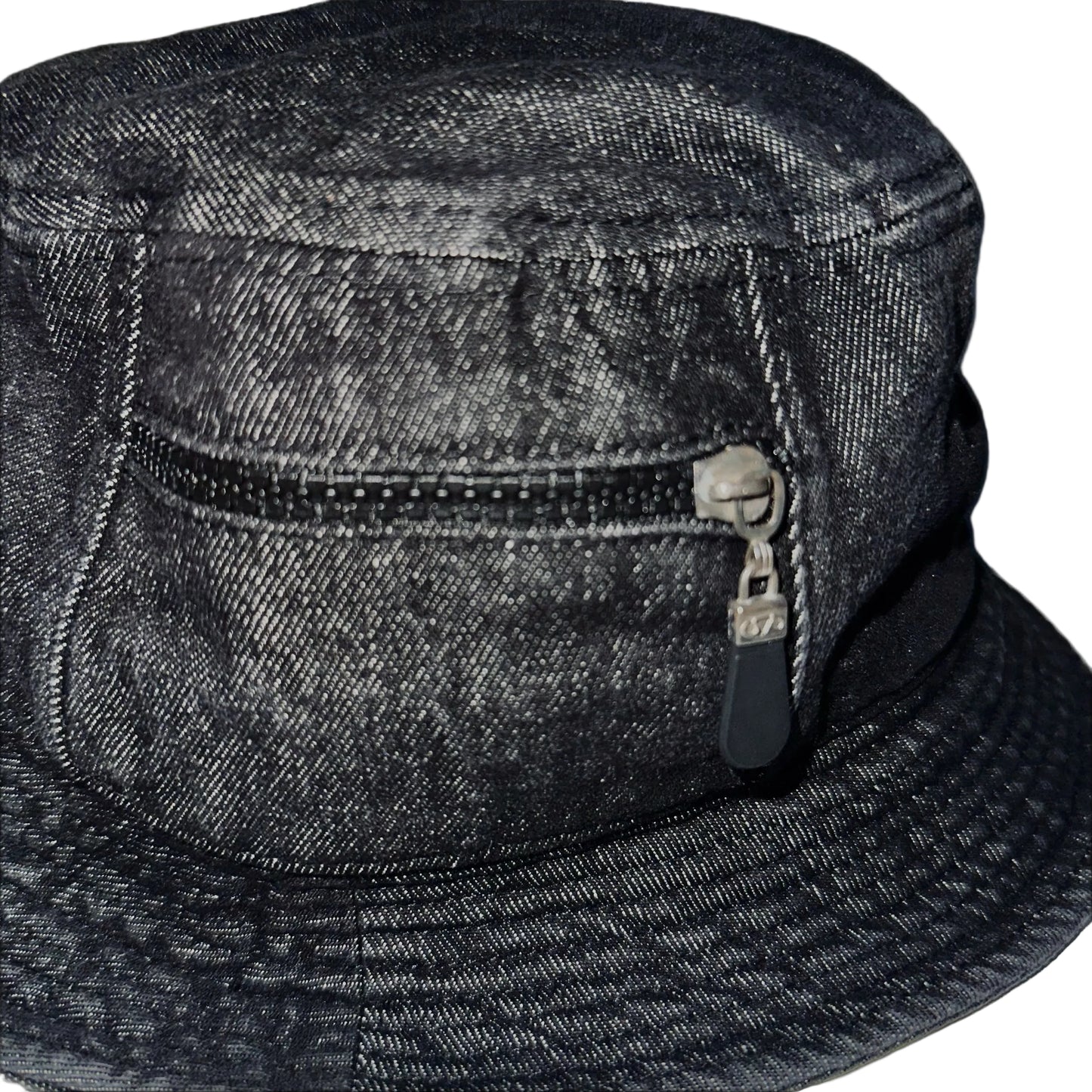 TSDW Black Denim Utility Bucket Hat