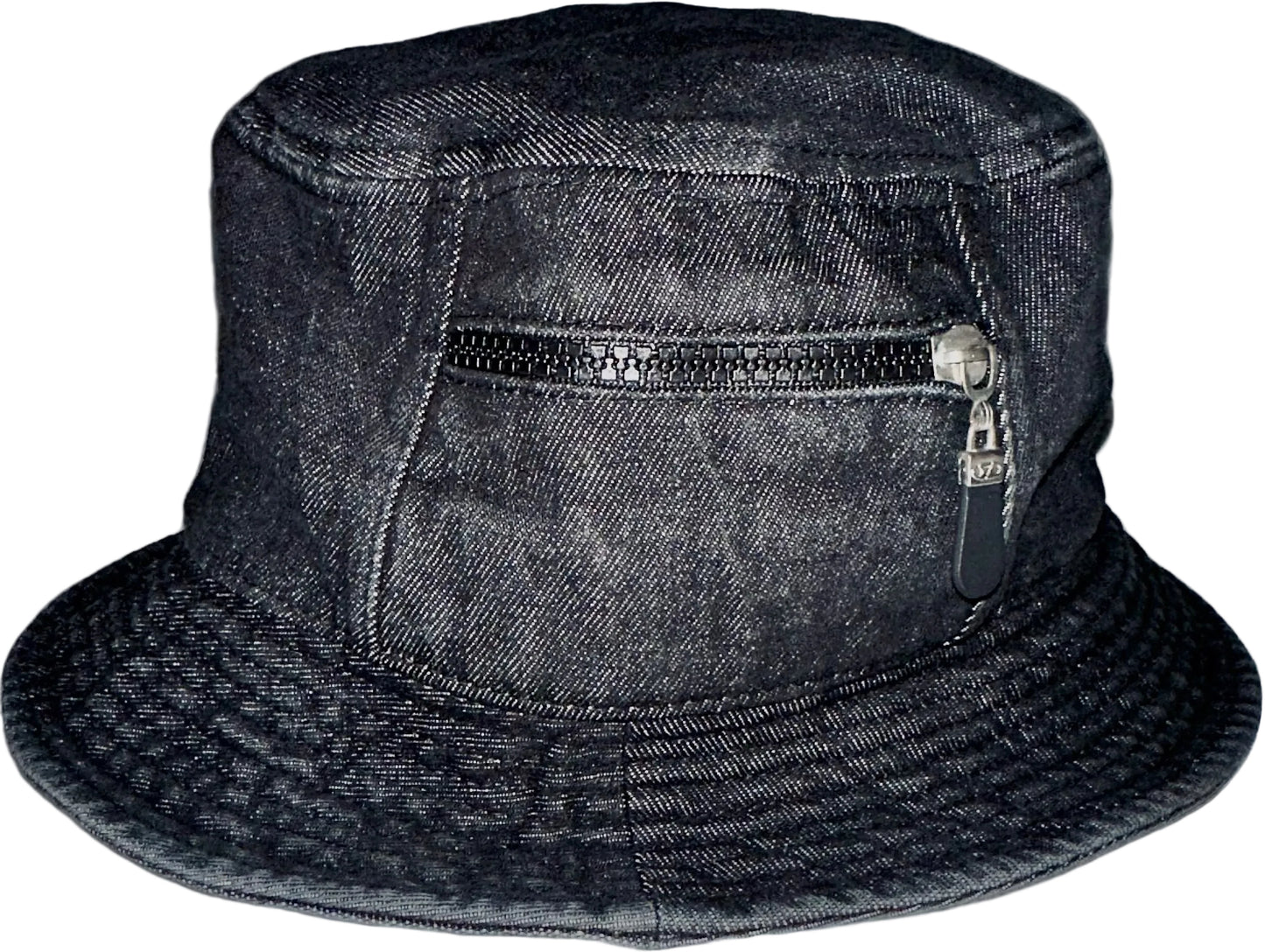 TSDW Black Denim Utility Bucket Hat