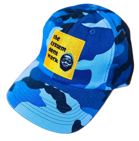 TSDW Night Camo Low-Pro ‘Dad Hat’ 🔵🧢⚫️🩵