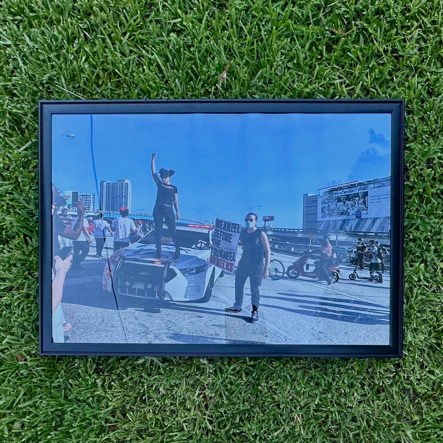 🖼️ Fine Art Print (Framed)  ‘The New Statue of Liberty’ 24” × 36” Signed x Numbered