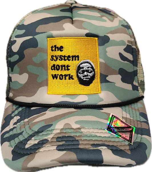 TheSystemDontWork 1.0 OG Camo Trucker Cap 🧢