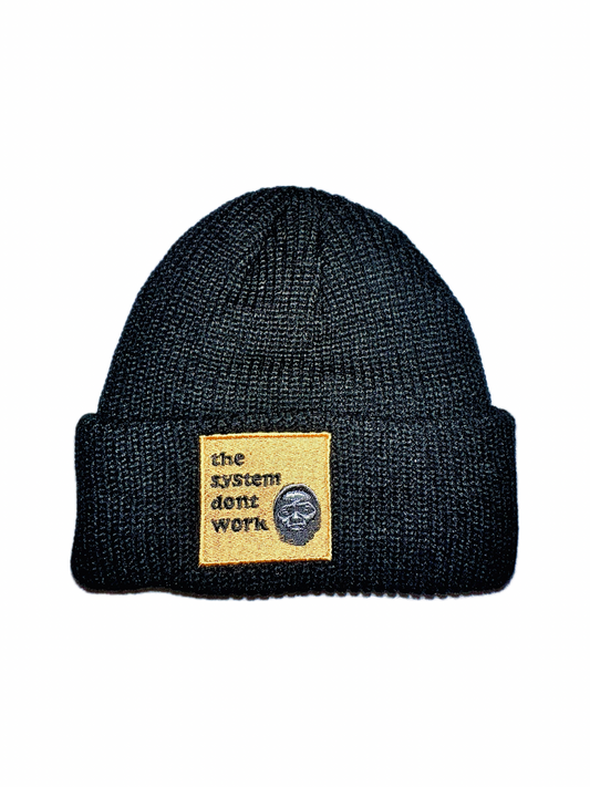 TSDW Box Logo Black Knit Hat 2.0 ⚠️ 3M Insulated